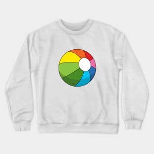 Colorful Beach Ball Crewneck Sweatshirt